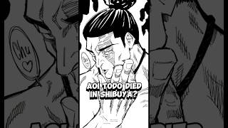 Is Aoi Todo Died In Shibuya 🥺 | Jujutsu kaisen In Hindi | #anime #shortvideo #jjk #todo #shorts