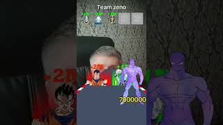 Team Zeno 🆚 Team Saiyan✅ #saiyan #zeno #dragonball #animeshorts