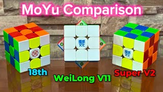 MoYu WeiLong V11 vs Super WeiLong V2 vs 18th Anniversary | Which One’s The Best?