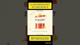 CLAIM BINANCE REDPACKET CODE NOW🎉🎉 #binanceredpacketcodetoday #binance #binanceredpacketcode