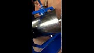 Stainless steel cylinder type laboratory ball mill testing video