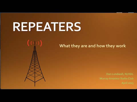Introduction to Repeaters - MARC Basic Topics - 6 April 2023