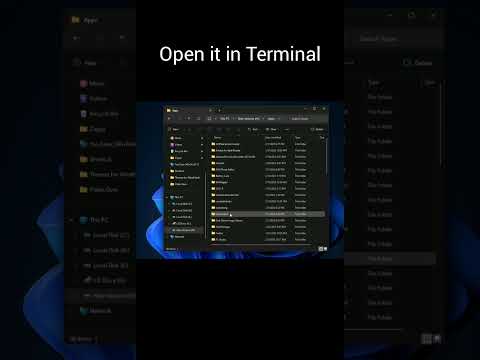 list from your files in terminal #windows