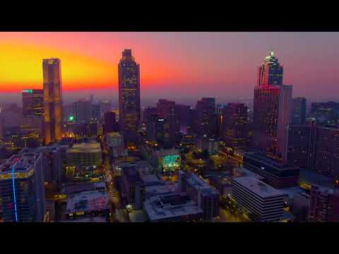 Unbelievable Atlanta Cityscape Sunset Views | Aerial Drone Adventure Georgia