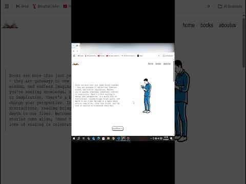 Building a Books Library in Html Css And JavaScript - FrontEnd Website Project Completed
