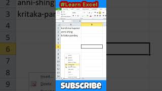 🔧 Excel AutoFit Cell – Row & Column Size Automatically Adjust | Quick & Easy Tutorial  #ytshorts