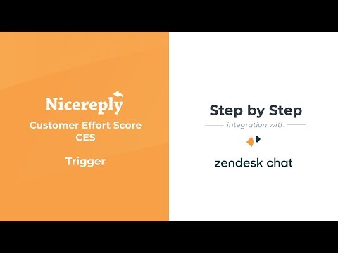 Setting up Nicereply CES trigger in Zendesk Chat