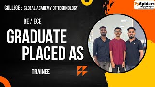 BE (ECE) Graduate Placement Story From PySpiders Rajajinagar | As a TRAINEE