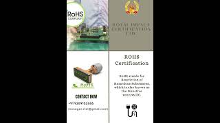 ROHS Certification #rohs #royalimpactcertificationltd #shortsvideo #explore #trending #shorts