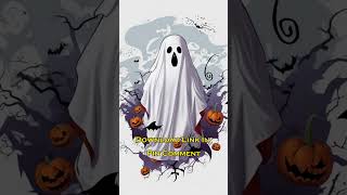 White Halloween Ghost #ai #art #ghost #halloween #vector #illustration #viral #aiimages #shorts #ai