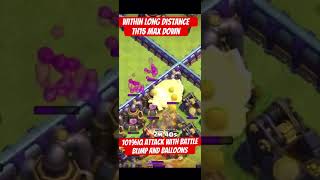 Within long distance TH15 Max Down #trending #shorts #gaming #clashofclans #mobilelegends #th15