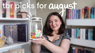 TBR jar prompts choose my August reads 🍦💫🫙 *my August tbr*