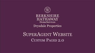 SuperAgent Website 2.0 - Custom Pages