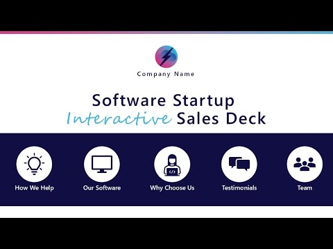 Software (Saas) Interactive Sales Presentation