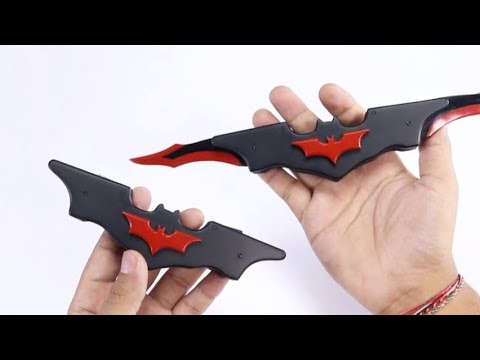 Cool Batman knife Our Of Papsicle Sticks