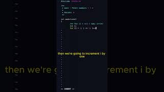 For Loop in C - Full Video Out Now! #shorts #programming #cprogramming