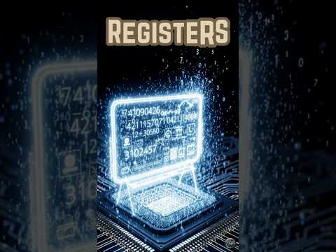 Why CPU Registers Are Faster Than RAM⚡#shorts  #shortsvideo