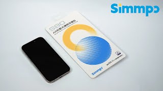 Simmpo S-80 AR 抗藍光護眼保護貼 + 環保對位框｜操作說明