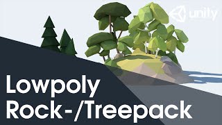 Low Poly Tree & Rock Pack! Now available! [Unity Assets]