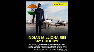 Indian Millionaires Leaving India Why? #Shorts #trending #viral #funny #mustaheed knowledge channel