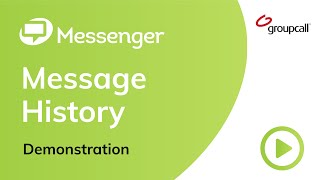 History Section - Groupcall Messenger