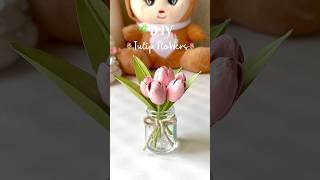 DIY pista shell tulip flowers #shorts #viralshort #pistashellcrafts #flowercraft #tulip #crafting
