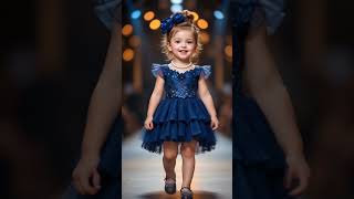 Little Fashionista Steals the Show! 👗✨ #cute #funny#viralvideos #trending #rampwalk
