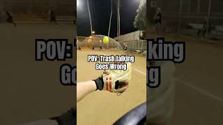 Did he REALLY SAY THAT?! #pov #slowpitchsoftball #highlights #baseball #shortstop #mlb #shorts