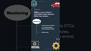 What is DEM in AUTOSAR? ECU Faults Simplified! #ecu #automotive