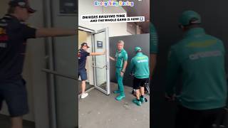 Max Verstappen holding door for Fernando Alonso #maxverstappen #fernandoalonso #austriangp