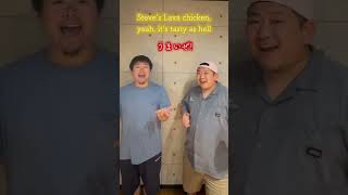 【日本語🇯🇵と英語🇺🇸】Steive's Lava Chicken／Jack Black もちもた #shorts
