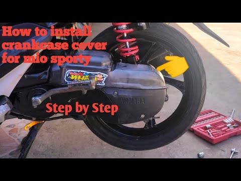 Mio sporty Installing CrankCase Top Cover Step by Step (Tagalog)