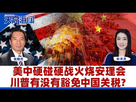 美中硬碰硬战火烧安理会 川普有没有豁免中国关税？ 《天高海阔》2025.04.25