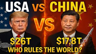 USA vs China 2025 Military & Economic Power Comparison 🔥 | Who Really Leads the World?