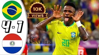 Brazil vs Paraguay 4-1 - All Goals & Full Match Highlights Copa America 2024