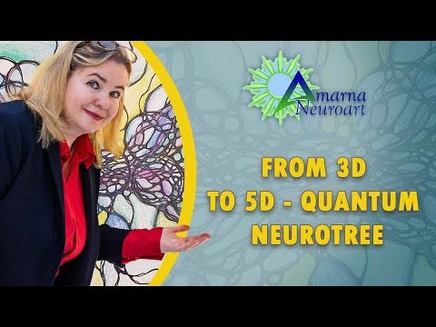 NeuroGraphic Arts for Adults - From 3D to 5D - Quantum Neurotree