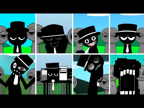 Incredibox - Sprunki But only MR. BLACK HAT In ALL Different Mods