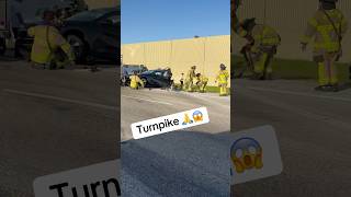 Bad Accident On Florida Turnpike 😳 #carcrash #police