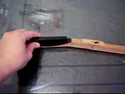 The broken piano black key F sharp