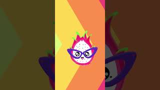 Baby Fruit Dancing is Fun!  #dancingfruits  #fruitsongforbaby #visualstimulation #shorts