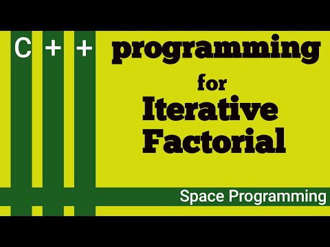 C++ Factorial in Iterative approach, a program calculates and displays the factorial of a number