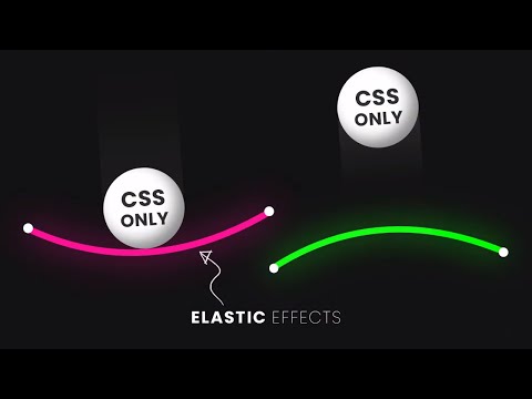 CSS Elastic Line Animation Effects | CSS SVG Animation
