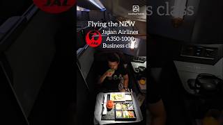 NEW Japan Airlines A350-1000 Business class from Singapore to Tokyo Haneda #Travel #Luxury #Japan