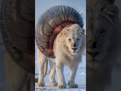 Against All Odds: How a Arctic Fox Saved a Mighty Lion #animalrescue #polarrescue #lion #fox