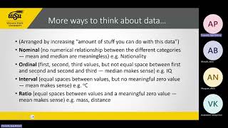 Lecture on more basic concepts by Ajay