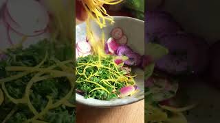 How To Make a Wheat Berry Salad With Radishes, Feta & Avocado #shorts