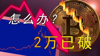 比特币跌破2万，以太坊破位1000，但是其他山寨币却没有暴跌跟随破位箱体？关注18200-18500的是否有多头行为！