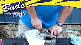 How to remove stuck fan blade from condenser motor.