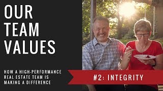 Our Team Values #2: Integrity - The Kelly Group Real Estate