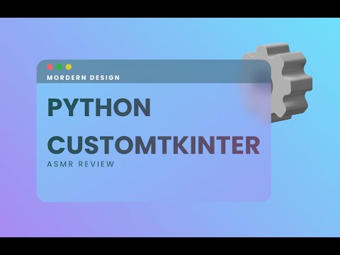 Python desktop app ,  refreshed tkinter UI with customtkinter(Is it better than QT?)